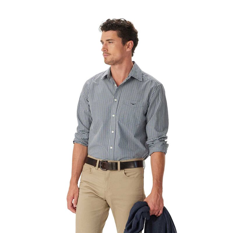 R.M. Williams Mogo Poplin Check Shirt image number 0